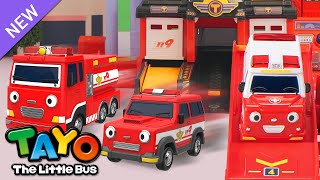 Fire Truck Rescue Mission | RESCUE TAYO | Tayo Rescue Team Toy Song | Tayo the Little Bus screenshot 5