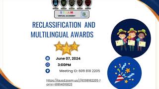 Reclassification and Multilingual Awards Spring 2024