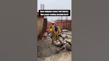 Hose whipping causes fatal injuries. Was proper training provided here?