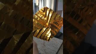 Origami solar panel for the outer space experiment