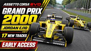 Assetto Corsa EVO Just Got F1 2000! NEW Grand Prix 2000 Mod