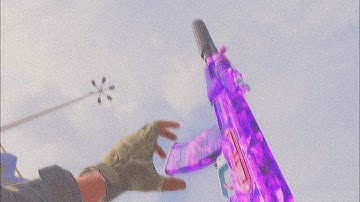Codm AK-47 pink perforator skin