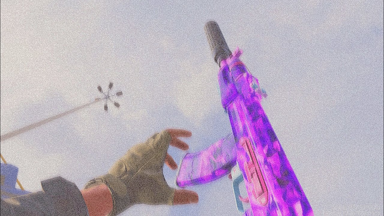 Codm AK-47 pink perforator skin