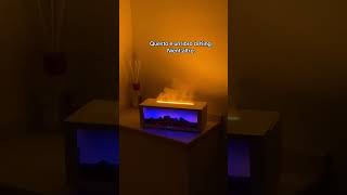 My cosy place 🔥❤️ #gifted #diffusori #camino #books