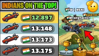 INDIAN Players Were UNSTOPPABLE on This Track 🤯🔥 "Satisfying Map" in Hill Climb Racing 2