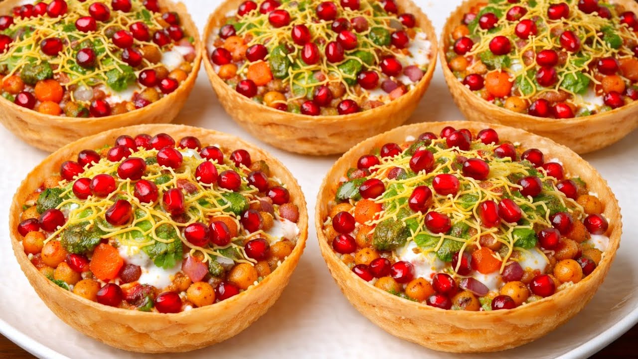 बिना बेले-बिना आटा गूंथे इस नये तरीके से कटोरी चाट बनाएगे तो सारे पुराने तरीके भूल जाएगेKatori Chaat