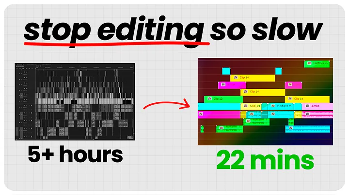 How to edit 10x faster in 5 minutes