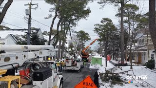 Utility crews work to restore power after major storm hits Delmarva