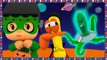 🧙 Um Dia das Bruxas Muito Marciano | Halloween | POCOYO PORTUGUÊS do BRASIL |Desenhos animados