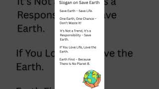 5 Powerful Slogans on Save Earth 🌍 | Short & Catchy | Handpicked for Students
