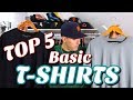 TOP 5 BASIC T-SHIRT'S FOR SUMMER! MY FAVORITE ESSENTIAL TEE'S FOR OUTFITS