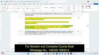 Pearson Access Chapter 2 Cumulative Project: International Foodies Database Tutorial Full Solution