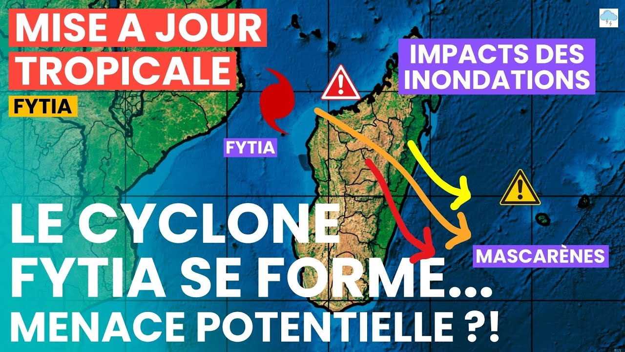 Cyclone Fytia provoque des inondations à Madagascar et se dirige vers l'île Maurice et La Réunion!