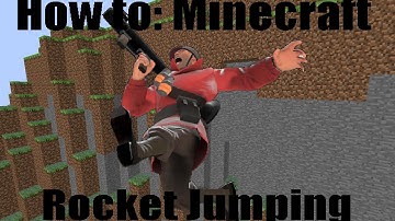 How to rocket jump in minecraft[1.5.2][3000+ block