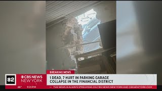 Neighbors describe scary moments when NYC parking garage collapsed