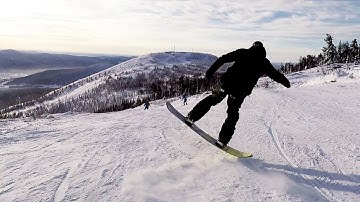 Some Snowboard Butter / Flatland Tricks at Sheregesh