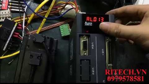 Test Jog Servo Delta ASDA-A2 750w sau khi sửa xong đơn giản nhất ai cũng làm được