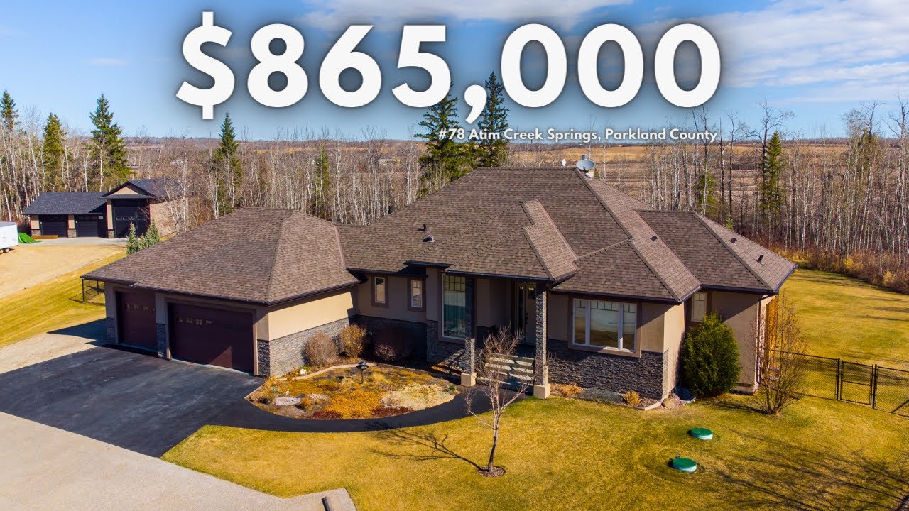 78 Atim Creek Springs Parkland County Acreages for Sale YouTube 78 Atim Creek Springs Parkland County Acreages for Sale YouTube