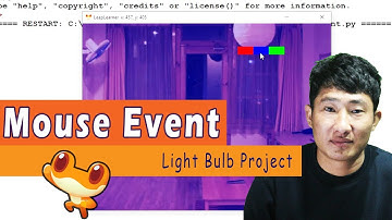 How to use mouse on_press event in pyleap | Light bulb project
