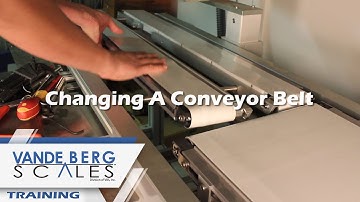 Bizerba GLM-e Weigh Price Labeler Training: Maintenance - How to Change a Conveyor Belt
