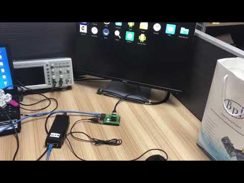 Banana Pi BPI-M4 Android 8 1 1 demo ,power by raspberry Pi PoE module