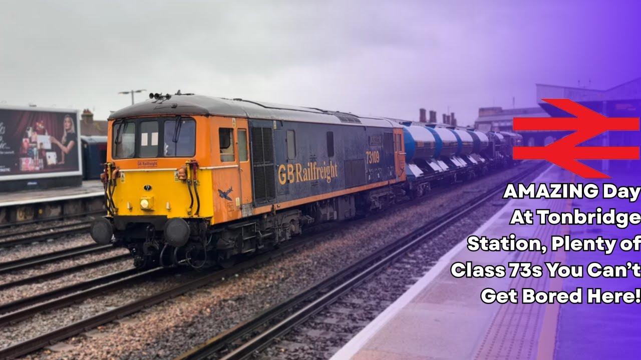 ACTION-PACKED Day at Tonbridge, Plenty of Class 73s, You Can't Get Bored Here!