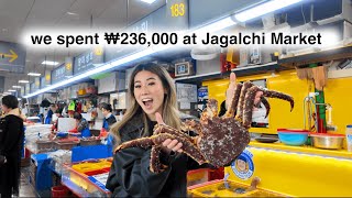 Eating At Jagalchi Fish Market, The Largest Seafood Market In Busan, South Korea