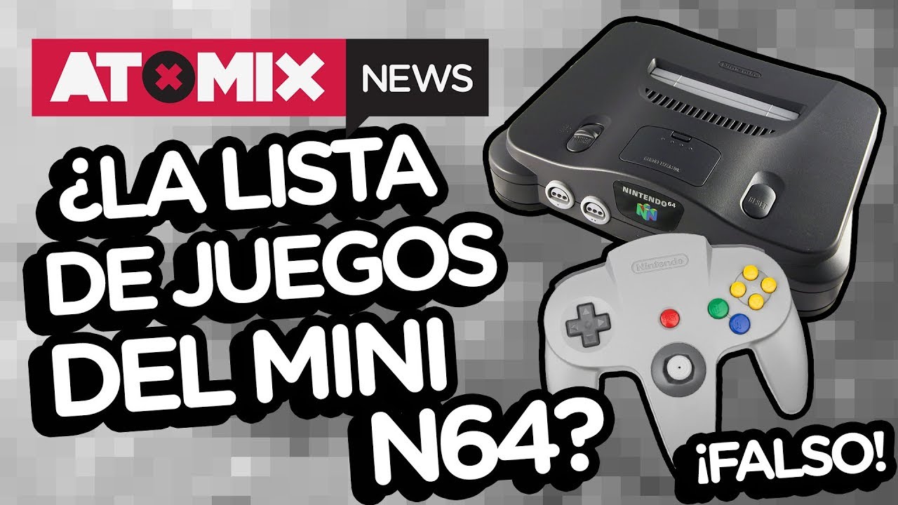 La Lista De Juegos Del Mini N64 Falso Atomixnews 10 11 17