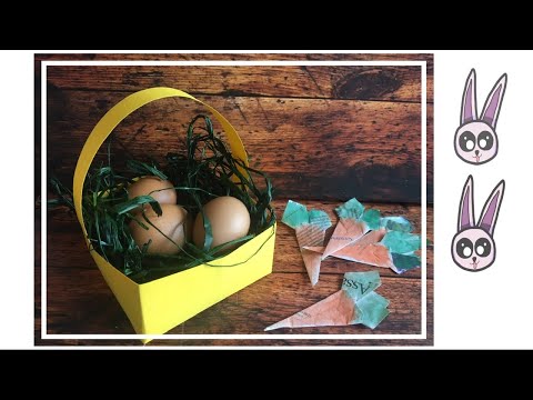 Videó: Hogyan Készítsünk Ehető Húsvéti Kosarat