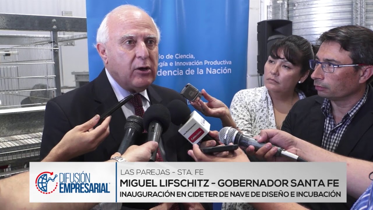 Miguel Lifschitz (Gobernador Santa Fe) - Inauguración Nave de Diseño ...