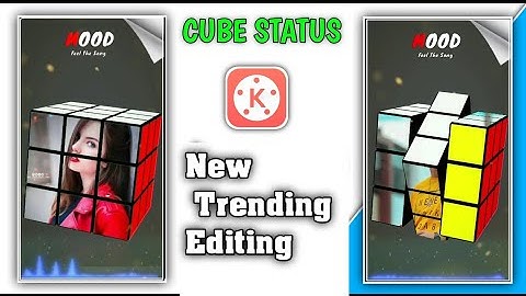 New Cube Status Editing || new status editing video || kinemaster status editing | Imdad Editor