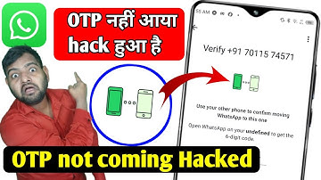use your other phone to confirm moving whatsapp to this one | WhatsApp Verification code problem