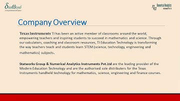 Webinar 2 - Using TI-Nspire Technology as a Tool for Time Saving - Numerical Analytics