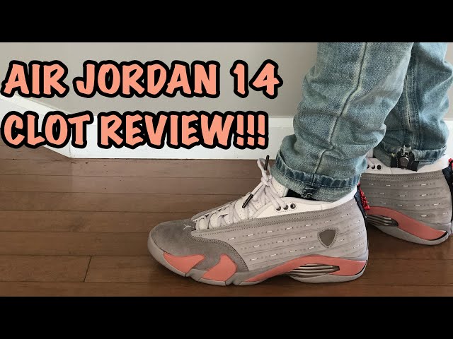 AIR JORDAN 14 CLOT TERRACOTTA REVIEW AND ON-FEET!!! - YouTube