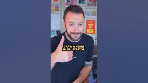 Draw a heart in Illustrator