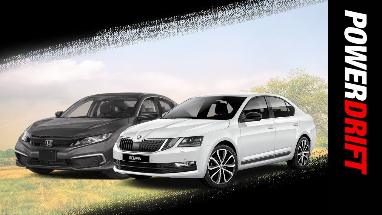 ⁣Skoda Octavia and Honda Civic | The boys have grown up | PowerDrift