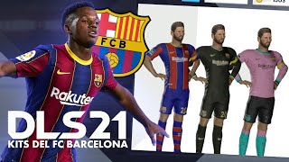 Kits del FC Barcelona 20/21 para DLS 21