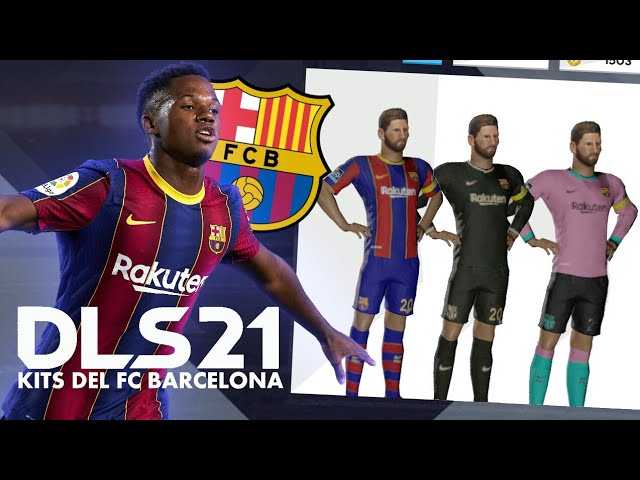 Kits Del Fc Barcelona 21 Para Dls 21 Youtube