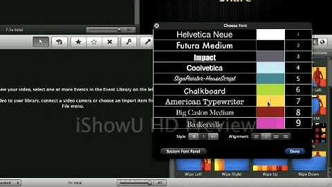 How to make an Intro with Imovie 09