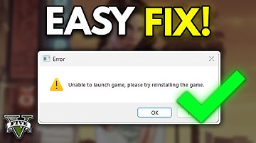 How to Fix “Unable to Launch Game, Please Reinstall” Error in GTA 5 (2025 QUICK FIX)