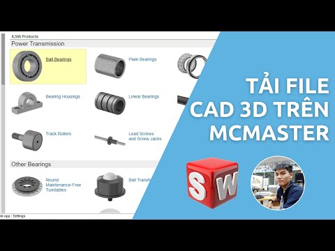 Tải file CAD 3D từ thư viện McMaster-Carr mới nhất 2023