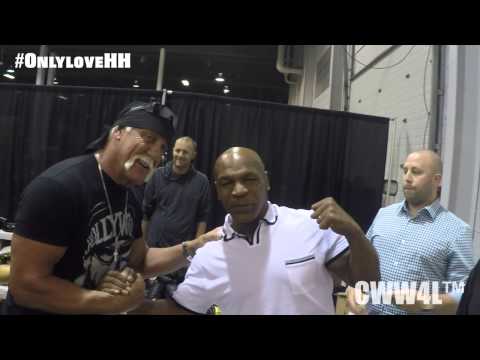 Hulk Hogan and Mike Tyson