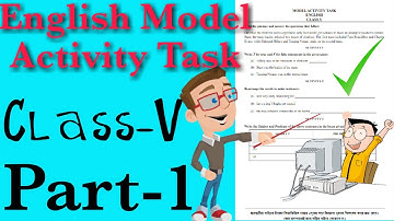 ModelActivityTask Class 5 English Part 1 #modelactivitytaskclass5