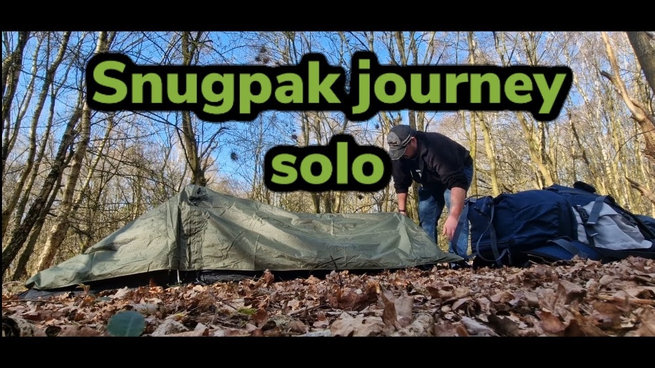 Snugpak journey solo first set up YouTube