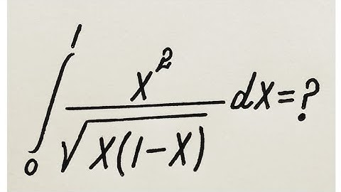 An Interesting Integral From MIT 2024 || Stanford Maths Tournament 