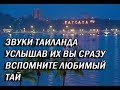 ПАТТАЙЯ ЗВУКИ ТАИЛАНДА, УСЛЫШАВ ИХ ВЫ СРАЗУ ВСПОМНИТЕ ЛЮБИМЫЙ ТАЙ THE SOUNDS OF THAILAND