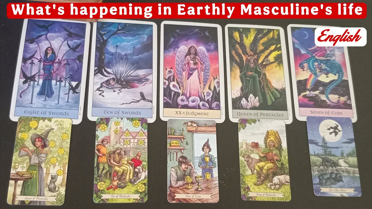 What's happening in Earthly Masculine's life - English 
