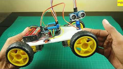 Arduino obstacle avoiding + voice control + Bluetooth control Robot | DIY Arduino Robot