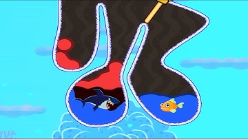 Save The Fish Game Pull The Pin - All Levels Gameplay Walkthrough Android, İOS