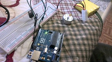projeto 1 acionamento motor DC com arduino e transistor